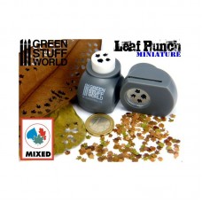 Green Stuff World Miniature Leaf Punch Grey 1300