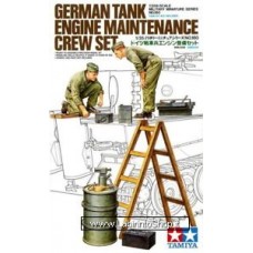 Tamiya 35180 German Tank Engine Maintenance Crew set 1/35 Scale Kit