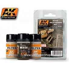 AK Interactive - AK260 - Wood Weathering Set