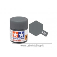 Tamiya Color Gun Metal X-10 10ml Bottle