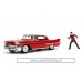 Jada 1/24 - Hollywood Rides - Nightmare on Elm St. - 1958 Cadillac with Freddy Krueger