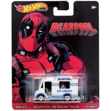 Hot Wheels - Premium - Real Riders - Deadpool Ice Cream Truck Diecast Car