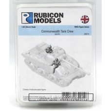 Rubicon Models 1/56 Commonwealth Tank Crew - 28mm Plastic 