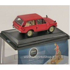 Oxford 76 Range Rover Classic Red 1/76 Diecast Model