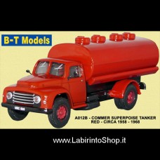 B-T Models - A12B Commer Superpoise Tanker Red - Circa 1958 1968 1/76