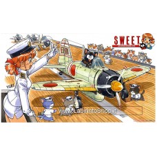 Sweet - Zero Fighter A6M2B Carrier Fighter Group and Flight Deck Set 1/144