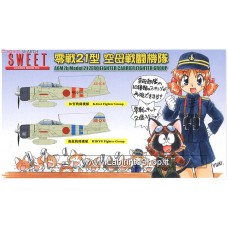 Sweet - Zero Fighter A6M2B Model 21 Carrier Fighter Group 1/144