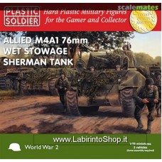 Plastic Soldier Allied M4A1 76mm Wet Stowage Sherman 1/72