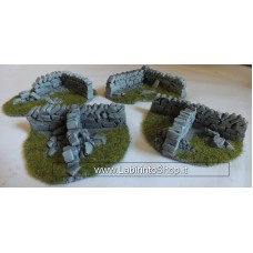 Javis Battle Zone Walling Corners 1/72-/1/76