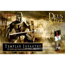 FireForge Games Deus Vult Templar Infantry 25 Multi-part Hard Plastic 28mm Figures