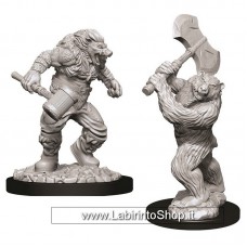 Dungeons & Dragons: Nolzur's Marvelous Unpainted Minis: Wereboar and Werebear