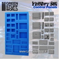 Green Stuff World Silicone Molds - Control Panels