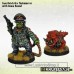 Kromlech Iron Reich Orc Taskmaster with Gnaw Hound 1/56