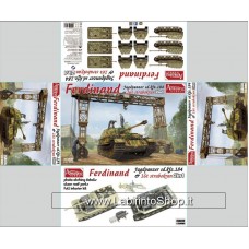 Amusing Hobby 35A030 1/35 SD.Kfz.184 Ferdinand & 16t Strabokran