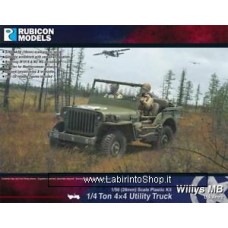 Rubicon 280049 Willys MB (us Army) 1/4 Ton 4x4 Utility Truck Standard Jeep WWII Armored jeep variant Included
