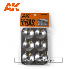 AK Interactive - AK9014 - Six Wells Tray