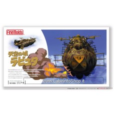 Finemolds Laputa: Castle in the Sky Goliath (with 1/20 Colonel Muska Figure) (Plastic model)