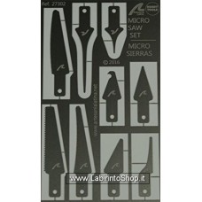 Artesania - Hobby Tools - Photo Etched Steel Micro Saws and Chanocrylate Applicators Set