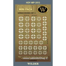 Dry Transfers HDF-MP-3513 - German Crosses. Set 1.1