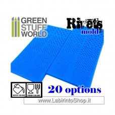 Green Stuff World Silicone Molds - Rivets Molds
