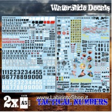 Green Stuff World Waterslide Decals - Tactical Numerals and Pinups