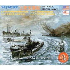 US Navy L.S.M. L.C.I / Royal Navy L.C.T. L.C.TR (Plastic model) 1/700