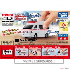 Takara Tomy - Tomica4D 06 Toyota Himedic Ambulance (Tomica)