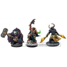 Gale Force Nine - D&D Collectors Series Miniatures Unpainted Miniature Descent into Avernus - Arkhan, Torogar & Krull (3 Figure)