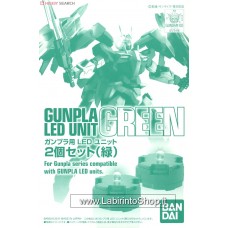 Gunpla LED Unit 2 pieces Set (Green) (Gundam Model Kits)