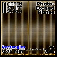 Green Stuff World Photo-etched Plates - Medium Rectangles