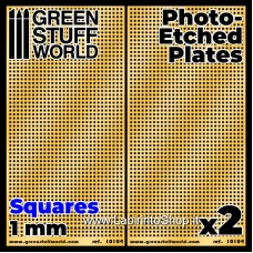 Green Stuff World Photo-etched Plates - Large Squares
