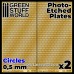 Green Stuff World Photo-etched Plates - Small Circles