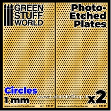 Green Stuff World Photo-etched Plates - Large Circles