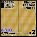Green Stuff World Photo-etched Plates - Medium Circles