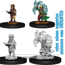Dungeons & Dragons: Pathfinder Battles Unpainted Minis:  Gnome Male Sorcerer