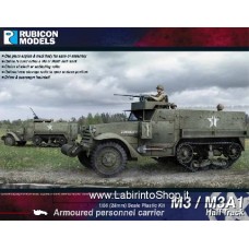 Rubicon 280027 Armored Personnel Carrier M3/m3a1 Half Track (us Army) WWII 1/56