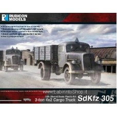 Rubicon 280026 3-ton 4x2 Cargo Truck SDKFZ 305 Opel Blitz WWII 1/56