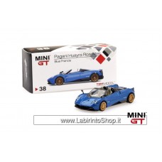 MINI GT 1:64 Panagi Huayra Roadster Blue RHD TSM model Diecast Model Car