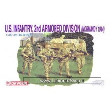 Dragon 6120 U.S. Infantry 2nd Armored Division Normandy 1944 1/35 Plastic Model Kit