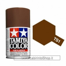 Tamiya Color - TS-1 Red Brown 100ml - Spray