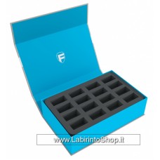 57442 Feldherr Magnetic Box blue for 32 miniatures