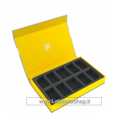 57438 Feldherr Magnetic Box yellow for 10 larger miniatures