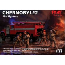 ICM 35902 Chernobyl 2 Fire Fireghters 1/35