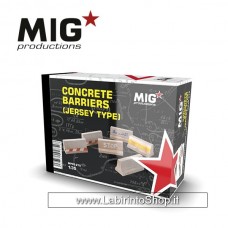 Mig Productions 1/35 Concrete Barriers Jersy Type 6 pcs