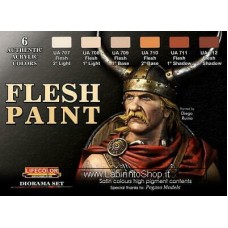 Lifecolor Acrylics LC-CS13 Flesh Paint Paint Set