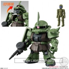 Bandai - Microwars - Zaku II Commander [Real Type Color] & Zion Army Pilot