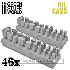 Green Stuff World 46x Resin Oil Cans