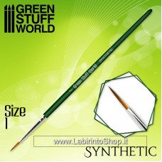 Green Stuff World GREEN SERIES Synthetic Brush - Size 1