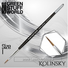 Green Stuff World SILVER SERIES Kolinsky Brush - Size 1
