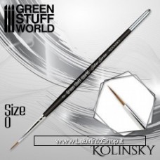Green Stuff World SILVER SERIES Kolinsky Brush - Size 0